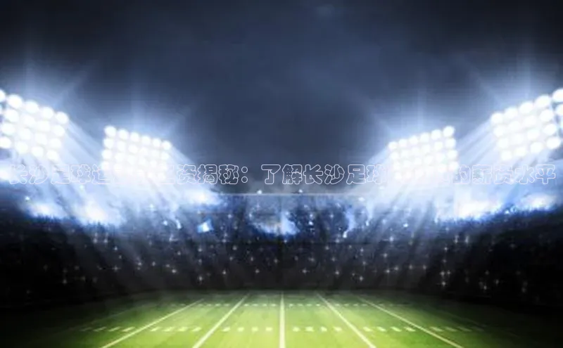 九游会J9.(中国)官方网站皮阿诺长沙足球运动员工资揭秘：了解长沙足球运动员的薪资水平